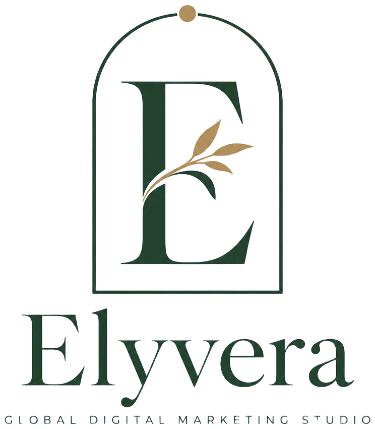 Logo Elyvera cu arcadă
